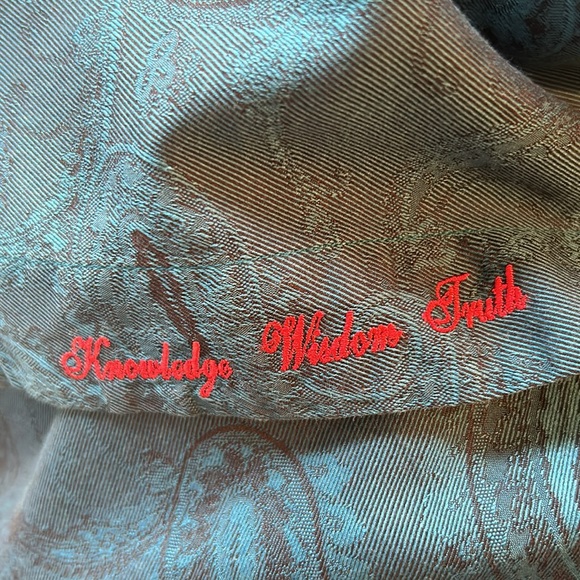 Robert Graham 3XL Classic Fit Turquoise Paisley button down shirt - Picture 10 of 14